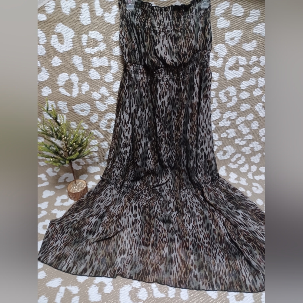 Lane Bryant Leopard Print Maxi Dress